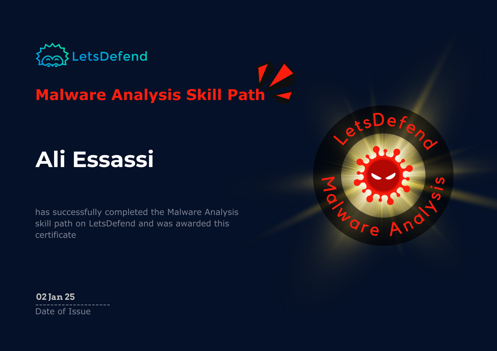 Malware Analysis Skill Path